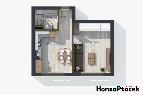 Prodej bytu 1+1 Na Groši, Hostivař, osobní vlastnictví, realitní makléř • realitní kancelár
