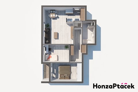 Na Hřebenkách byt 3+1