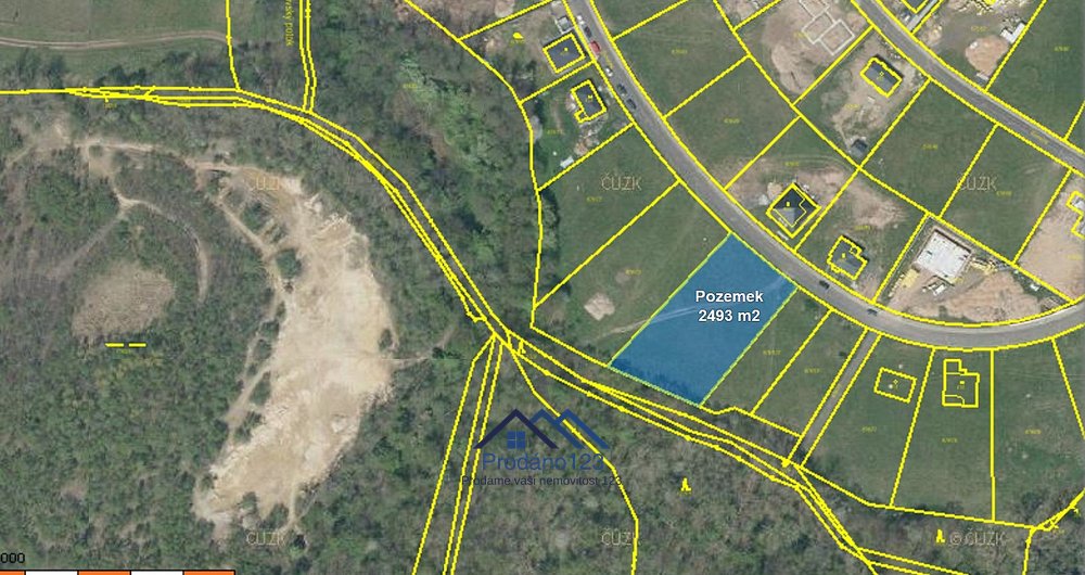 Prodej, Pozemky pro bydlení,  2493 m² - Krupka