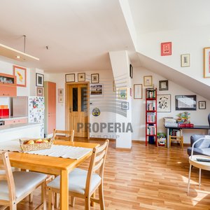 Prodej zděného bytu v OV 3+kk, ul. Čápkova, Brno - Veveří, CP 73 m2, vlastní kotel, sklep