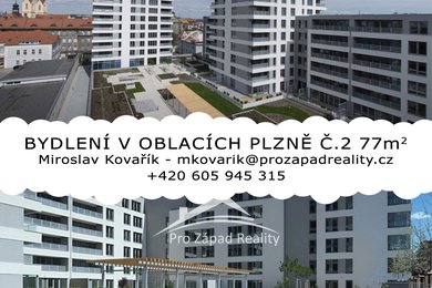 Pronájem  bytu 2+kk + L + P,  77 m² - Plzeň - Jižní Předměstí, Ev.č.: 00137