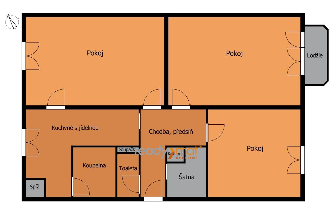 Prodej, Byty 3+1, 98 m² – Hodonín - ready-mat realitní