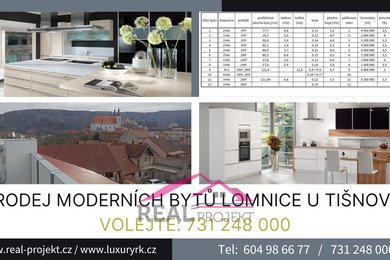 Připravujeme prodej bytových jednotek o více dispozicích, Lomnice u Tišnova, Ev.č.: 00190