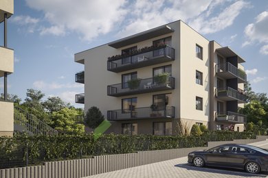 Prodej nového bytu 2+kk  (48 m2) s balkónem,  Milovice, Ev.č.: 2020102B