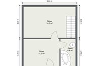 1. Floor - 2D Floor Plan