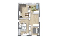 Robin Kolek - Vnitrni-Orlova - 3D Floor Plan