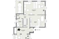 Budisov - 1. Floor - 2D Floor Plan