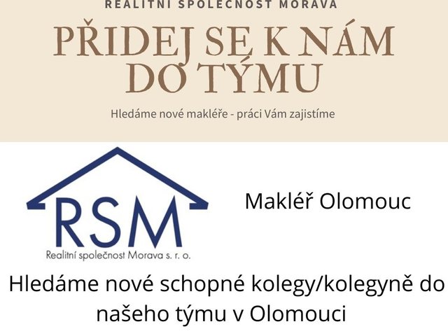 Hledáme nové schopné kolegy/kolegyně do našeho týmu v Olomouci