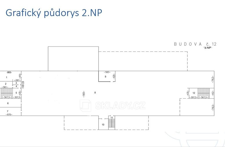 půdorys 2.NP - Břeclav