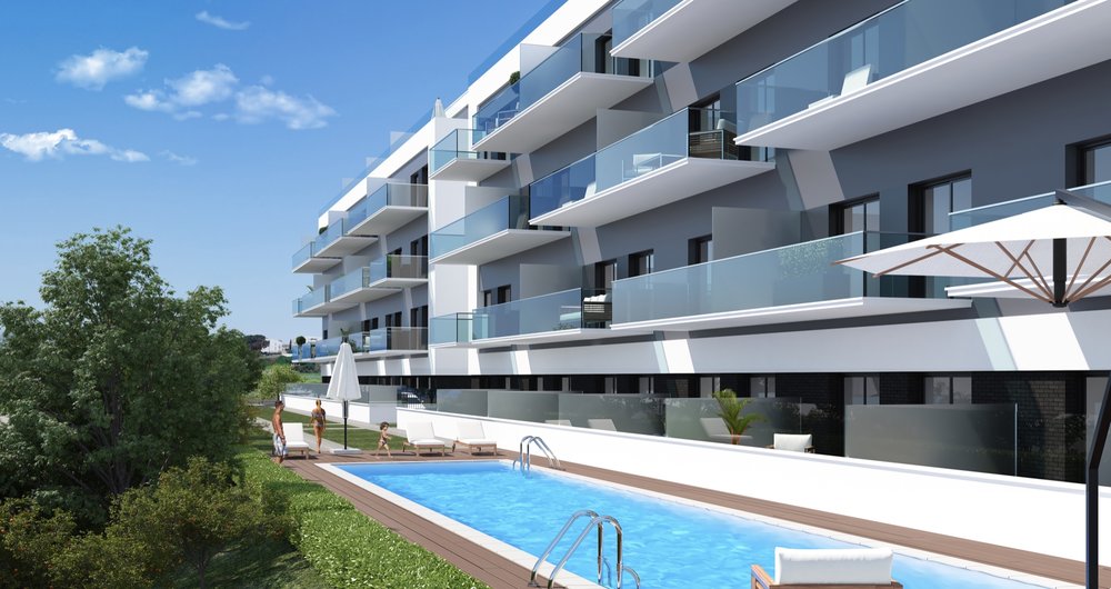 Moderní apartmány od 65m², 150 metrů od moře, Algarrobo Costa