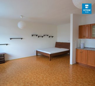 Podnájem prostorného bytu 1+kk, 45m² s balkonem, Tomečkova, Brno - Lesná